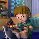 Alex and his favourite toys